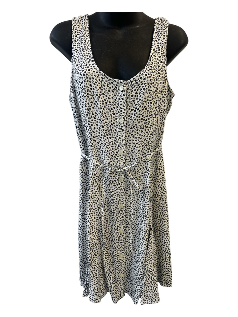 NWT Old Navy Fit & Flare Crepe-Button Front Mini Dress